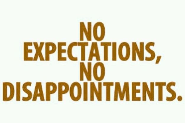 Fewer Expectations