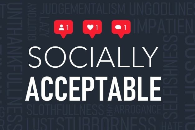 Socially acceptable